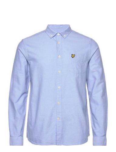 Lyle & Scott Regular Fit Light Weight Oxford Shirt Blå