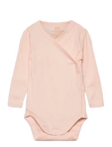 Copenhagen Colors Baby Rib Jersey Body Crossover W. Longsleeve Rosa