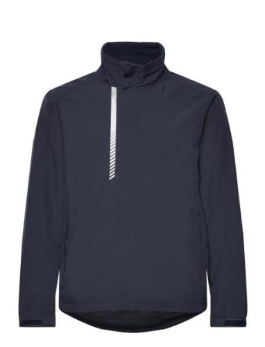 Abacus Mens Links Stretch Rainjacket Marinblå