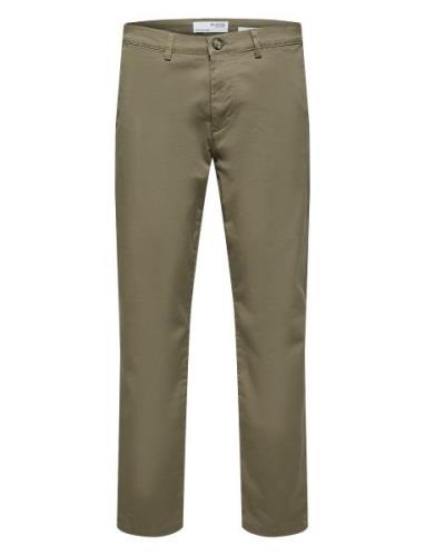 Selected Homme Slh175-Slim New Miles Flex Pant Noos Grön