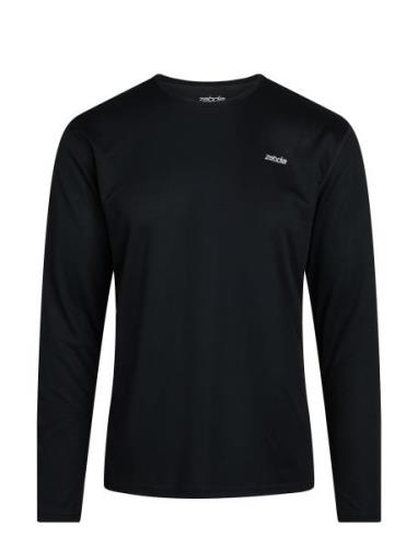 ZEBDIA Men L/S Sports Tee Svart