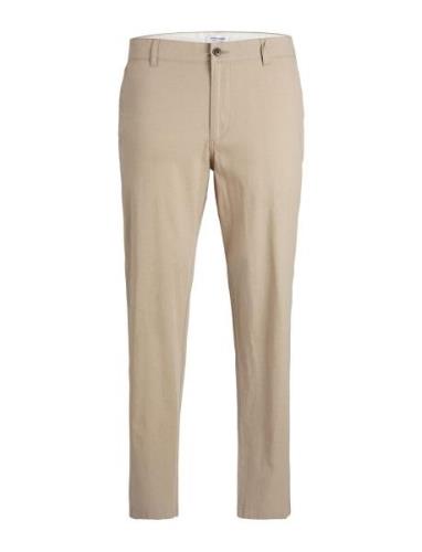 Jack & J S Jpstollie Jjdave Linen Dek Beige