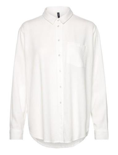 Vero Moda Vmmymilo Ls Shirt Wvn Ga Noos Vit