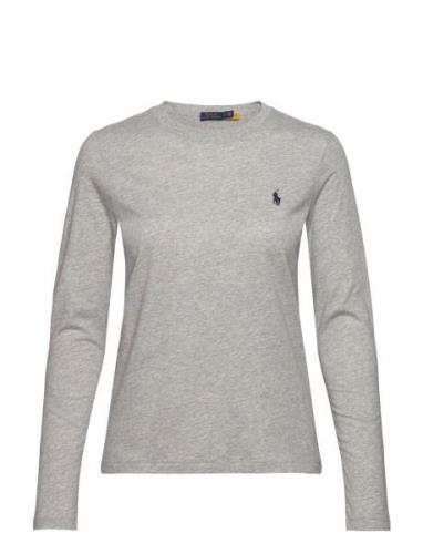 Polo Ralph Lauren Long-Sleeve Jersey Crewneck Tee Grå