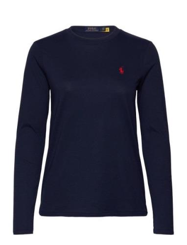 Polo Ralph Lauren Long-Sleeve Jersey Crewneck Tee Blå