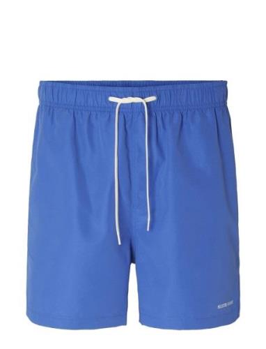 Selected Homme Slhdane Swimshorts W Blå