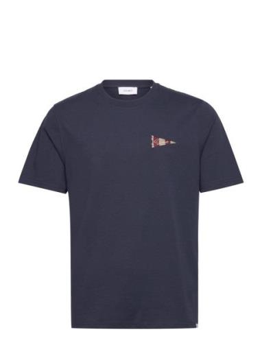 Les Deux Flag T-Shirt Marinblå