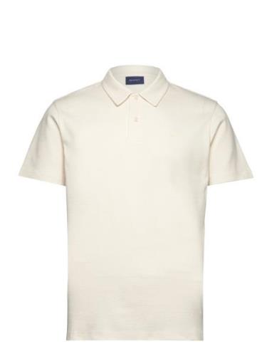 GANT Waffle Texture Ss-Pique Kräm