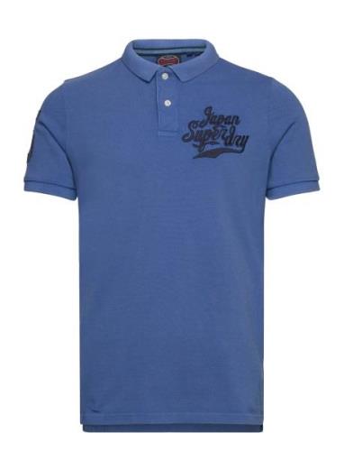 Superdry Vintage Superstate Polo Blå