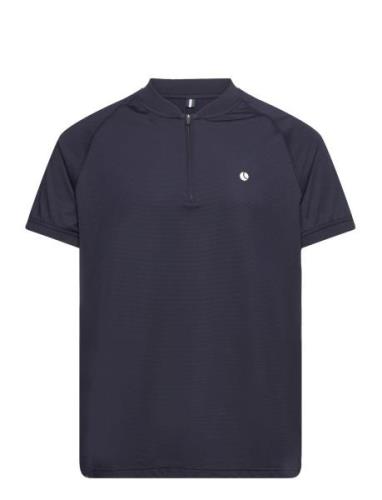 Björn Borg Ace Performance Zip Polo Marinblå