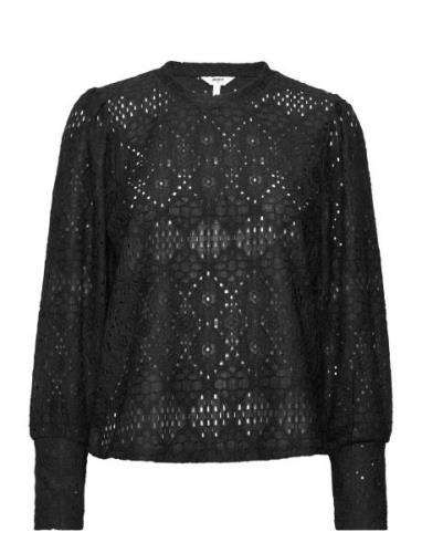 Object Objfeodora L/S Top Noos Svart