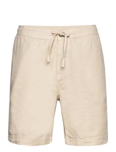 Morris Fenix Linen Shorts Vit