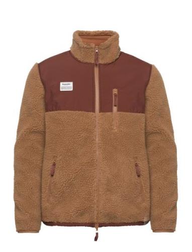 Resteröds Panel Zip Fleece Brun