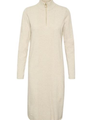 Cream Crdela Knit Dress - Mollie Fit Kräm