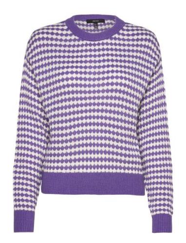 Vero Moda Vmgabi Ls O-Neck Pullover Ga Bf Lila