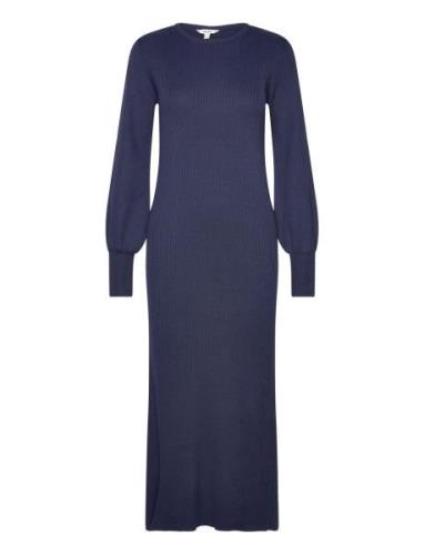 Vero Moda Vmvalor Ls 7/8 Knit Dress Vma Marinblå