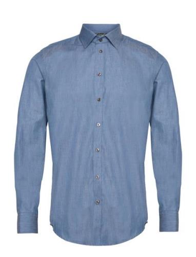 Bosweel Shirts Est. 1937 Slim Fit Mens Shirt Blå