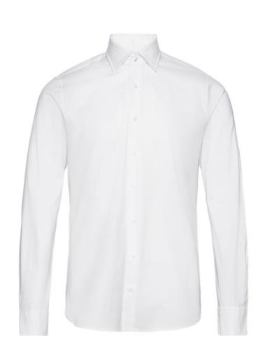 Michael Kors 2Ply Stretch Twill Slim Fit Shirt Vit