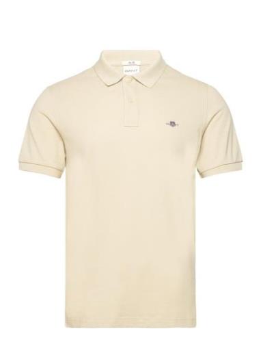 GANT Slim Shield Ss Pique Polo Beige