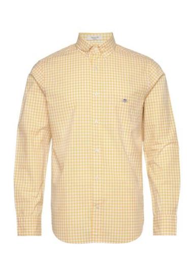 GANT Reg Classic Poplin Gingham Shirt Gul