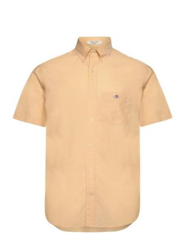 GANT Reg Classic Poplin Ss Shirt Gul