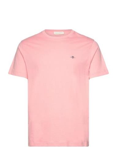 GANT Reg Shield Ss T-Shirt Rosa