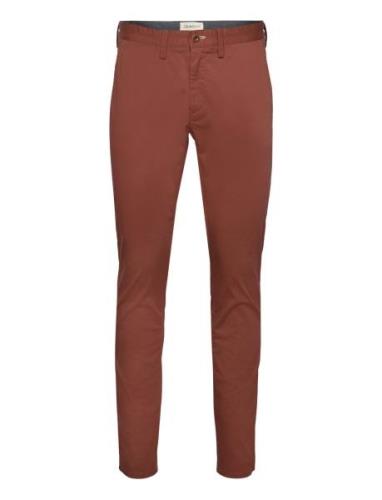 GANT Slim Twill Chinos Brun