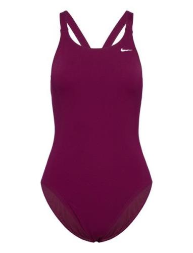 NIKE SWIM Nike Hydrastrong Solid Fastback Piece Burgundy