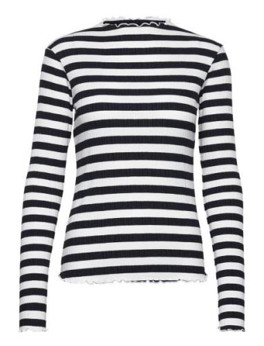 Karen By Simonsen Candacekb Big Stripe Ls Svart