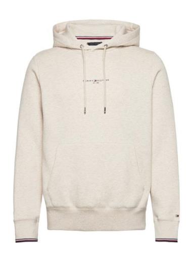 Tommy Hilfiger Tommy Logo Tipped Hoody Beige