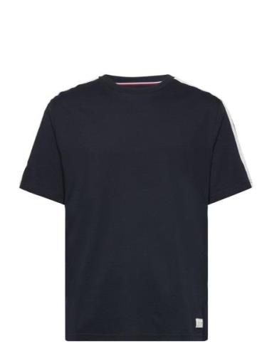 Tommy Hilfiger Ss Tee Logo Marinblå