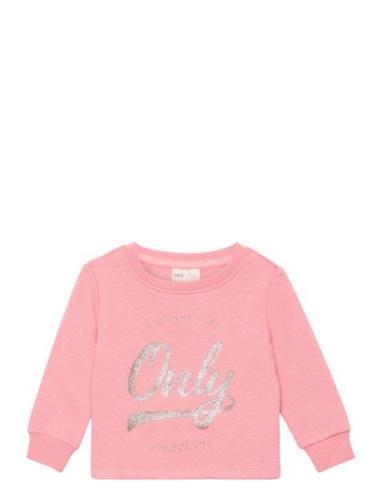 Kids Only Komwendy Life L/S O-Neck Logo Ub Swt Rosa