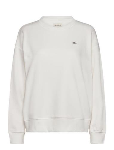 GANT Rel Shield C-Neck Sweat Vit