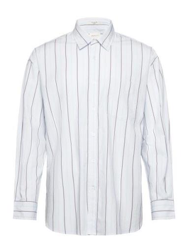 GANT Os Compact Poplin Stripe Shirt Blå