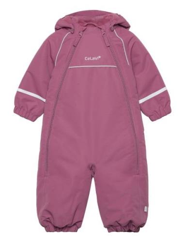 CeLaVi Wholesuit- Solid, W. 2 Zippers Rosa