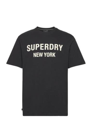 Superdry Luxury Sport Loose Tee Svart