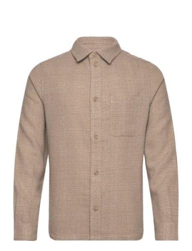 Les Deux Kevin Bouclé Shirt Beige