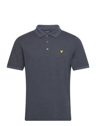 Lyle & Scott Marl Polo Shirt Marinblå