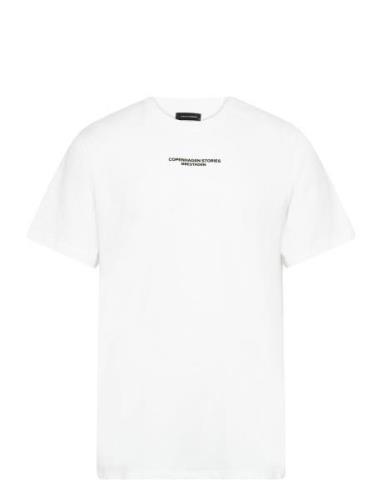 Clean Cut Copenhagen Ørestaden Brygge Cotton Tee Vit