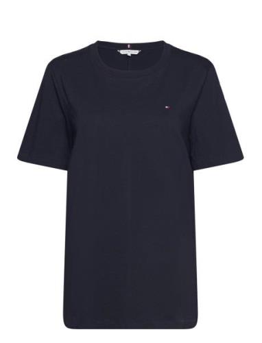 Tommy Hilfiger Modern Regular C-Nk Ss Marinblå