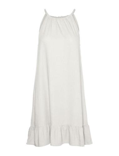 Vero Moda Vmmymilo Short Halter Frill Dress Wvn Ga Vit