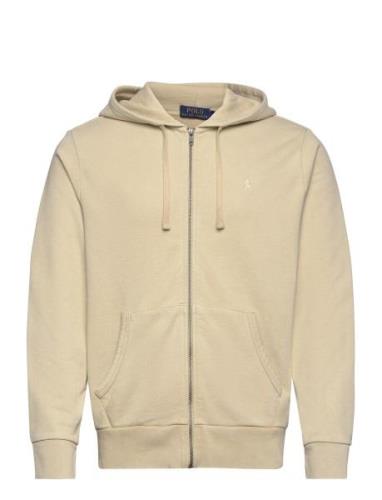 Polo Ralph Lauren Loopback Fleece Full-Zip Hoodie Beige