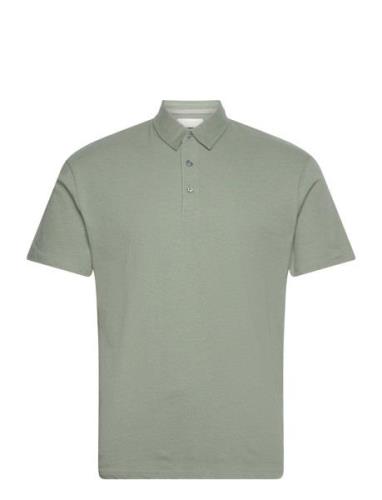 Jack & J S Jprcc Soft Linen Blend Ss Polo Grön