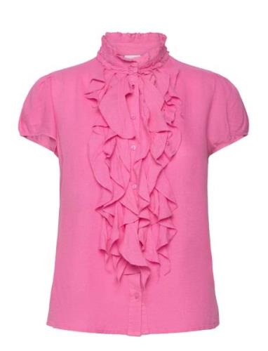 Saint Tropez Ellisz Ss Shirt Rosa