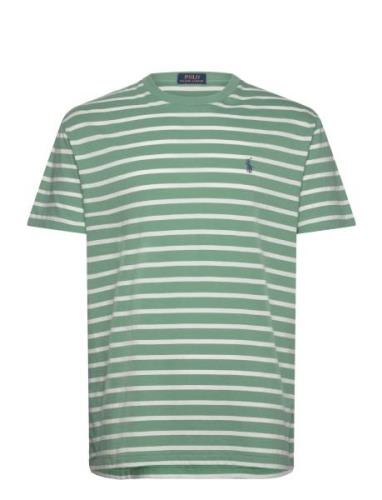 Polo Ralph Lauren Classic Fit Striped Jersey T-Shirt Grön