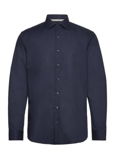 Michael Kors Poplin Stretch Modern Shirt Marinblå