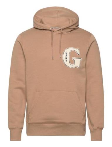 GANT G Graphic Hoodie Beige