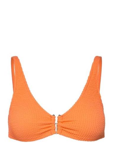 Lindex Swim Bra Adelle Crepe Orange