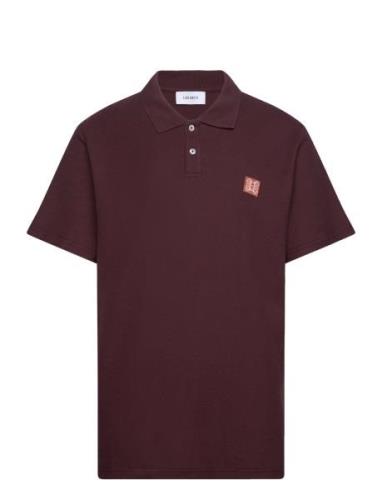 Les Deux Piece Pique Polo Burgundy