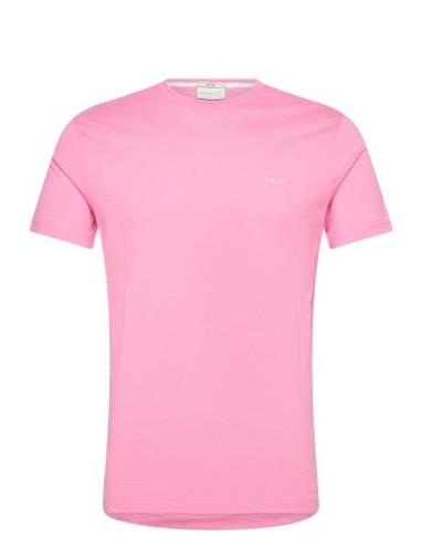 GANT Contrast Logo Ss T-Shirt Rosa